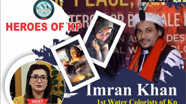 imran khan artist water colorist from kpk voice of kp heroes of kp