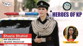 DSP Shazia Shahid -First Female DSP Highways Traffic Police KP