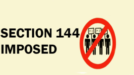 section 144 imposed