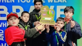 Gymnastics: Government Higher Secondary School Mazdoorabad student won gold medal